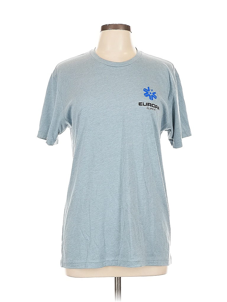 Pre-owned Next Level Apparel Short Sleeve T-shirt In Blue