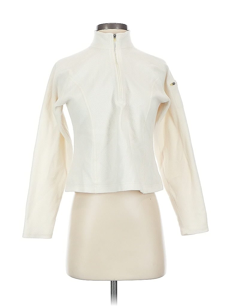 Pre-owned L.l.bean Turtleneck Sweater In White