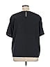 Impressions 100% Polyester Black Short Sleeve Top Size XL - photo 2
