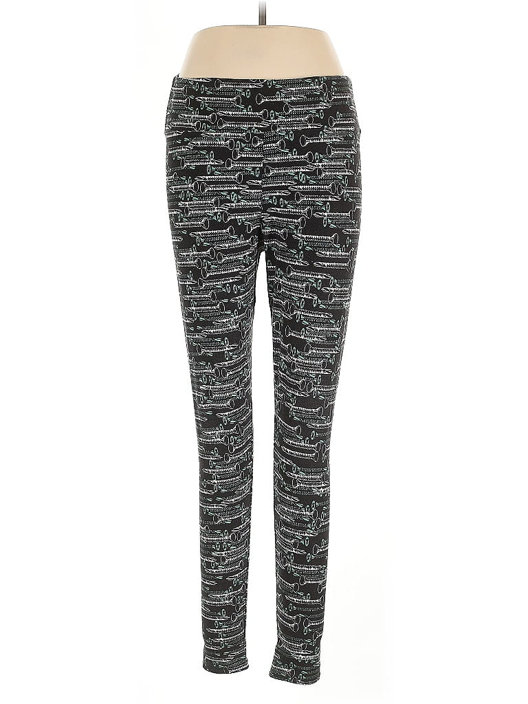Pre-owned Lularoe Active Pants In Black