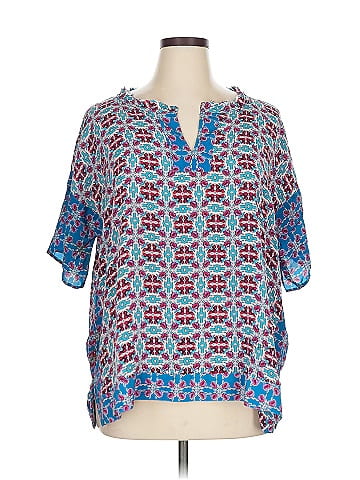 Sundance Short Sleeve Silk Top (view 1)