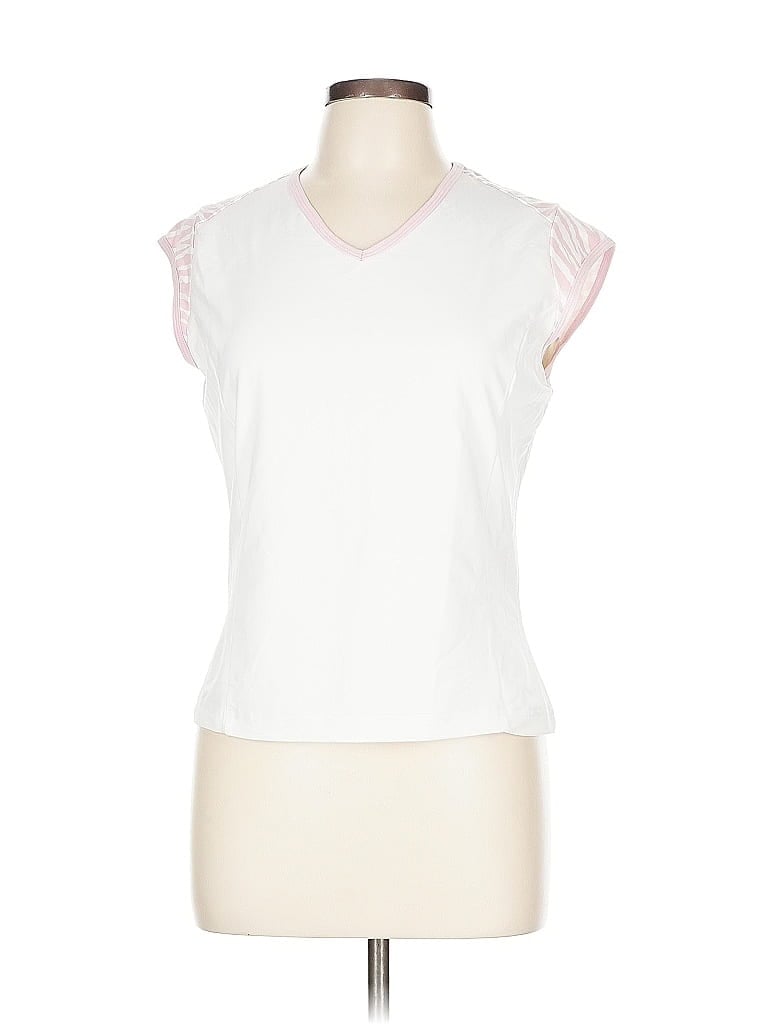Pre-owned Lily's Of Beverly Hills Sleeveless T-shirt In White
