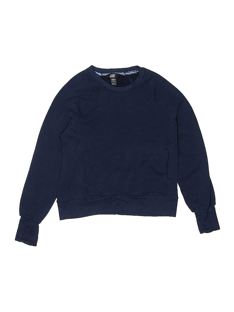 Click to view more detailed imagery on our partner's website Pre-owned Athleta Girl Kids' Pullover Sweater In Blue