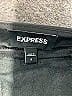Express 100% Polyester Solid Black Faux Leather Skirt Size 0 - photo 4