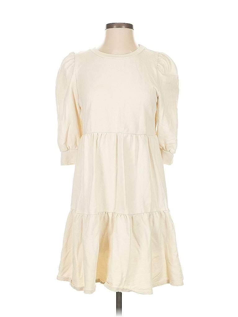 Pre-owned T.la Casual Dress In White
