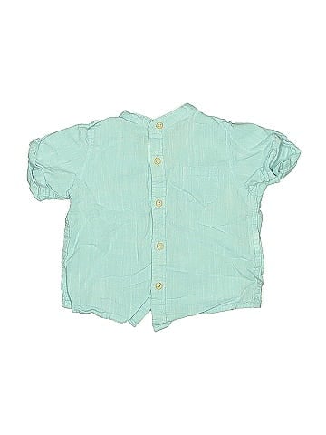 Zara Baby Short Sleeve Button-Down Shirt (view 1)