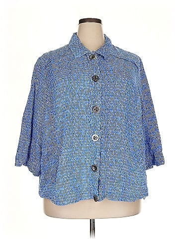 Cj Banks 3/4 Sleeve Button-Down Shirt (view 1)
