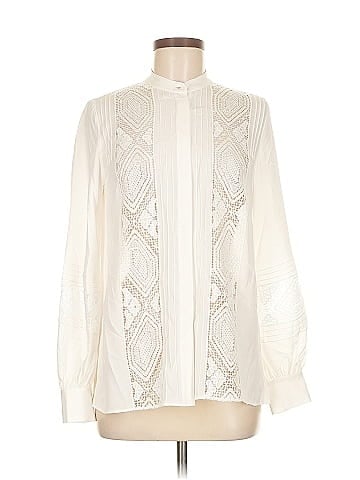 Lafayette 148 New York Long Sleeve Blouse (view 1)