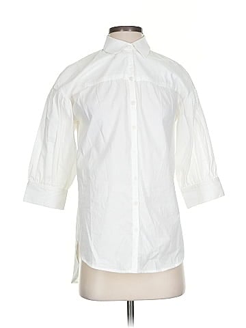 Maeve by Anthropologie 3/4 Sleeve Button-Down Shirt (view 1)