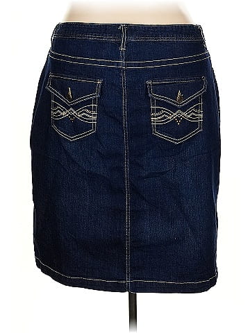 Cj Banks Denim Skirt (view 2)