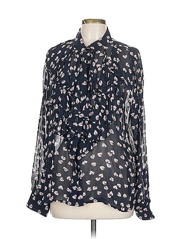 Ganni Long Sleeve Blouse (view 1)