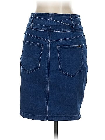 Bebe Denim Skirt (view 2)