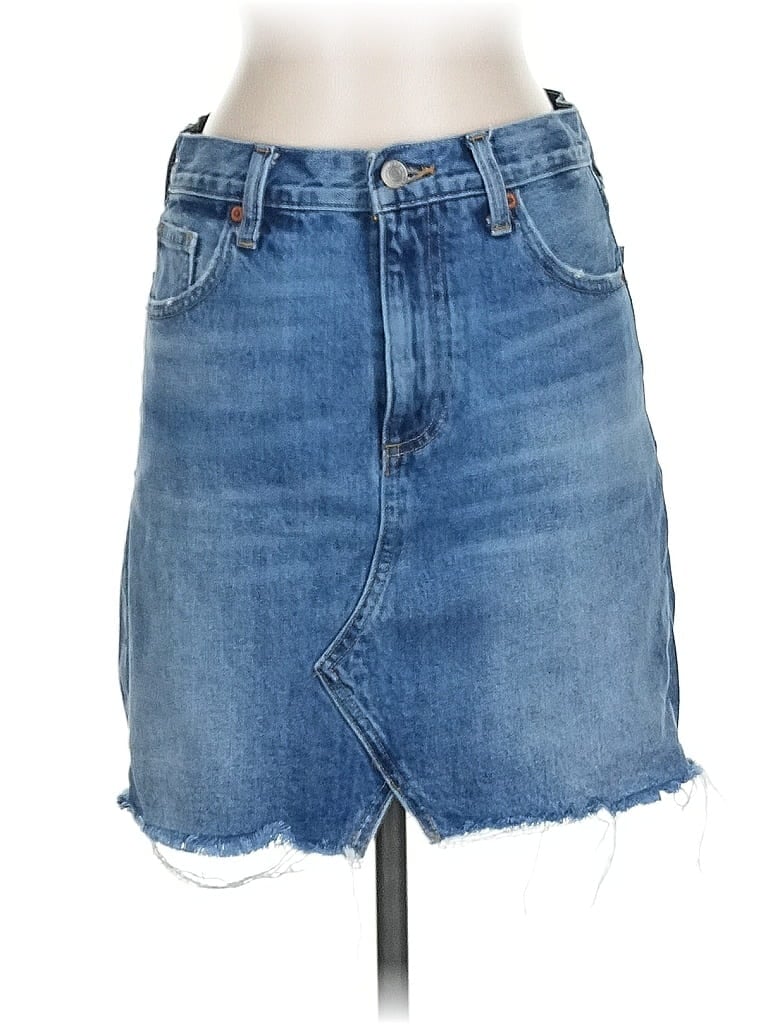Click to view more detailed imagery on our partner's website Pre-owned Lucky Brand Denim Skirt In Blue