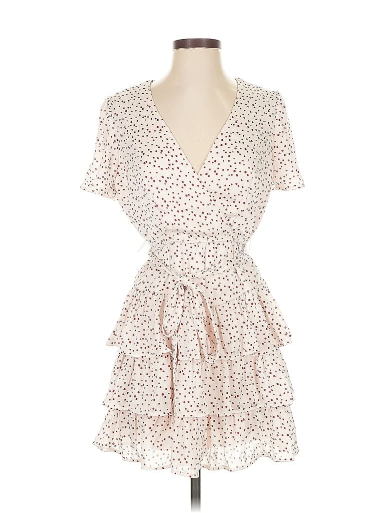 Pre-owned Mi Ami Cocktail Dress In White