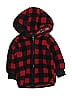 Just One Year by Carter's Plaid Red Fleece Jacket 3-6 MO / 6 MO - photo 1