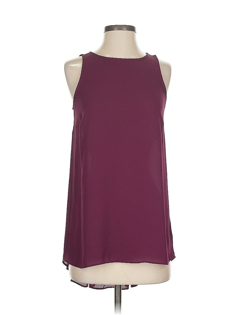 THE LIMITED OUTLET Pre-owned Sleeveless Blouse In Burgundy