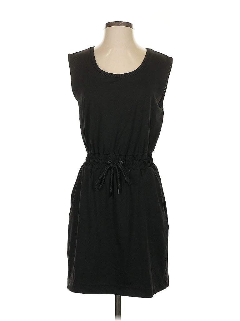 Pre-owned Lou & Grey Casual Dress In Black