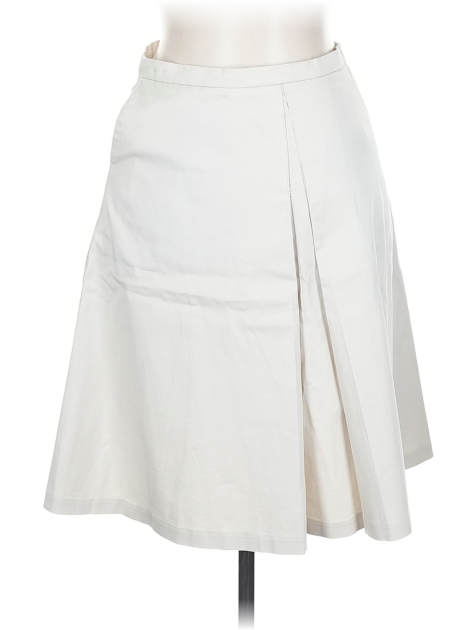 スカート FABIANA FILIPPI Women Skirts GND265F420L298 VR1 WHITE Wool and cotton pencil skirt, raffia for Women | Fabiana