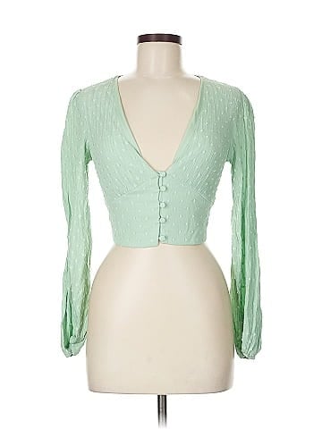 Bershka 3/4 Sleeve T-Shirt (view 1)
