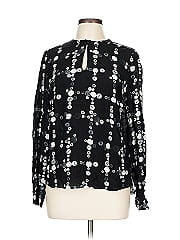 Akris Punto Long Sleeve Silk Top