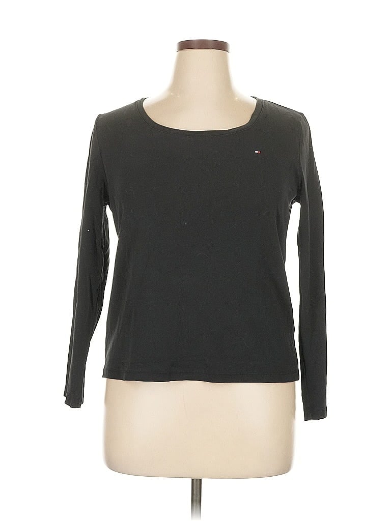 Pre-owned Tommy Hilfiger Long Sleeve T-shirt In Gray