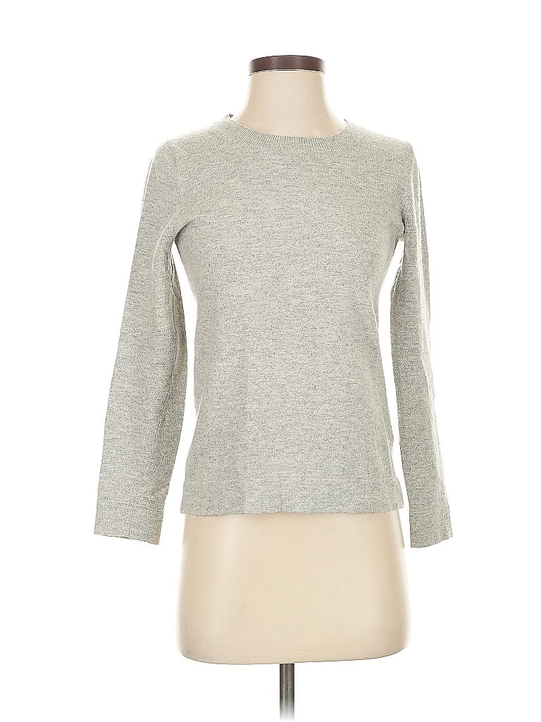 Pre-owned J.crew Factory Store Pullover Sweater In Gray