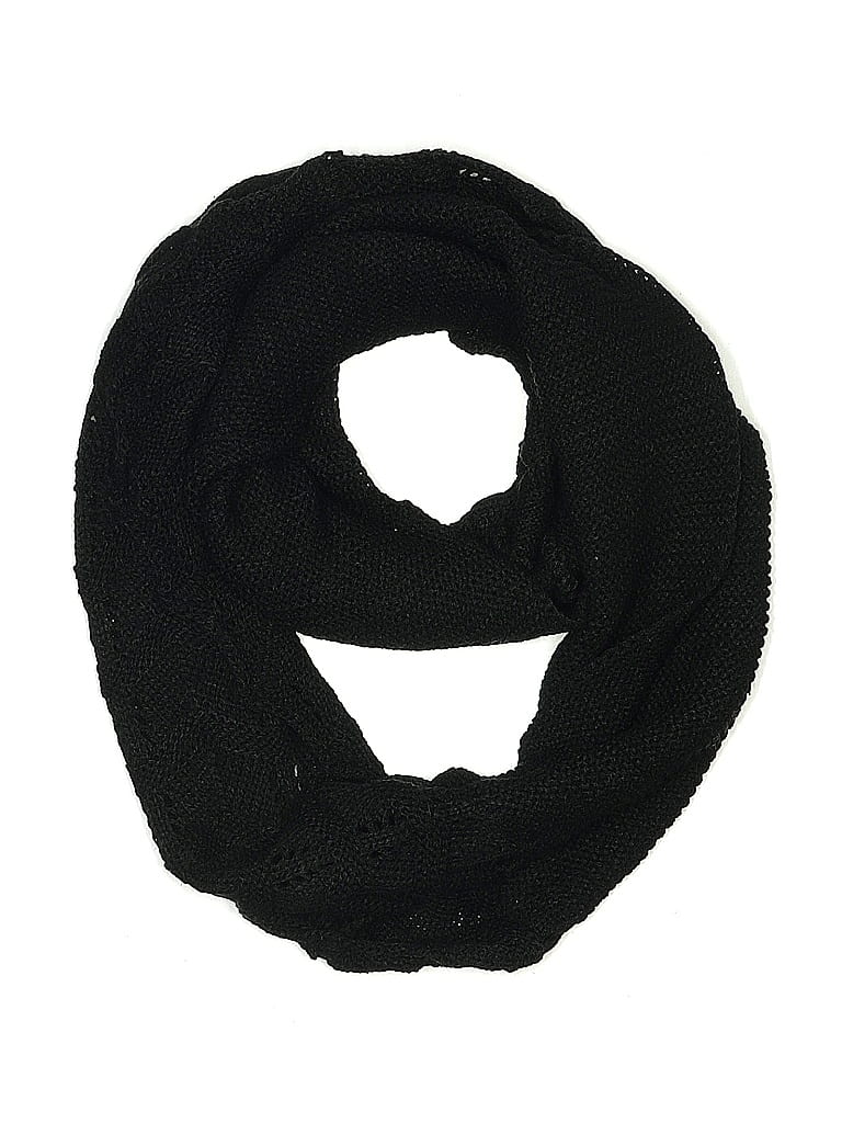 Pre-owned Assorted Brands Scarf In Black