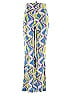 Zara Print Blue Purple Active Pants Size S - photo 2