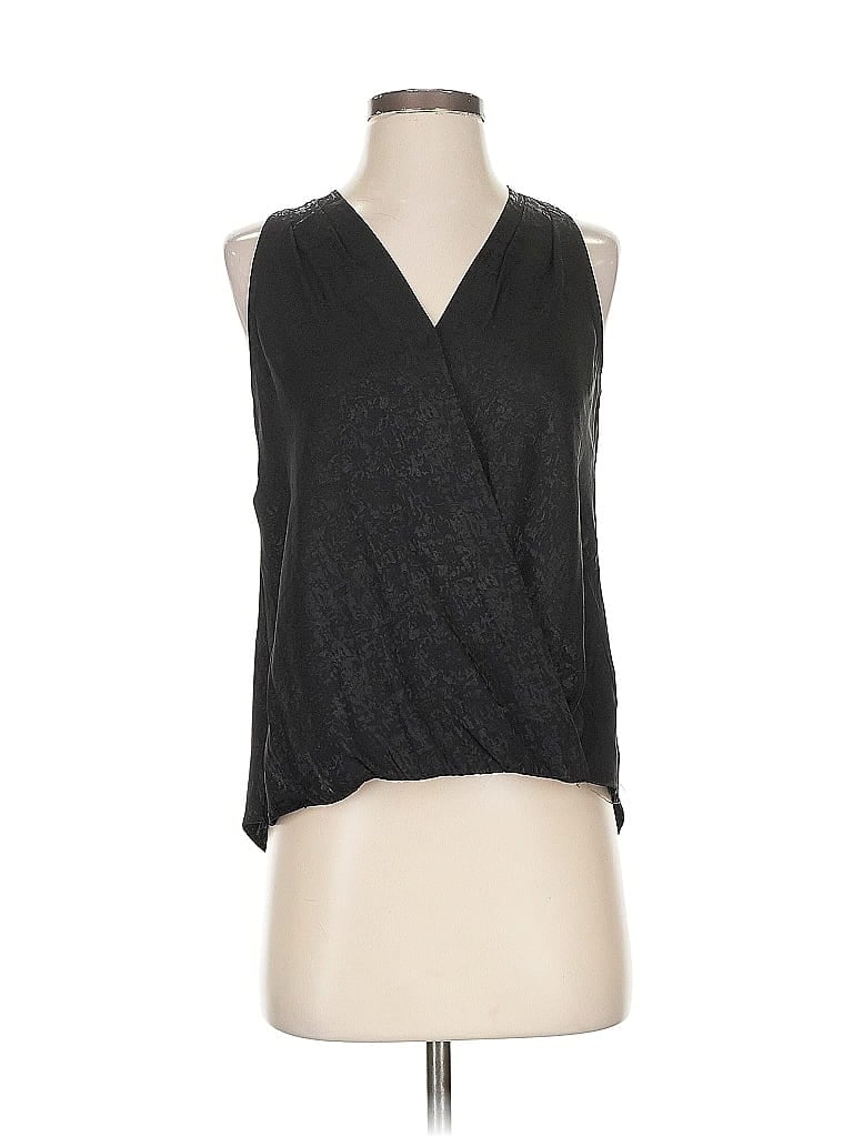 Pre-owned Status By Chenault Sleeveless Blouse In Black