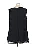 Assorted Brands 100% Polyester Black Sleeveless Blouse Size L - photo 2