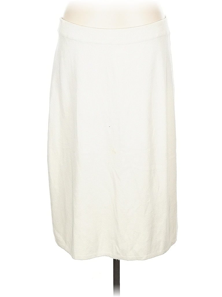 Pre-owned Preston & York Casual Skirt In White
