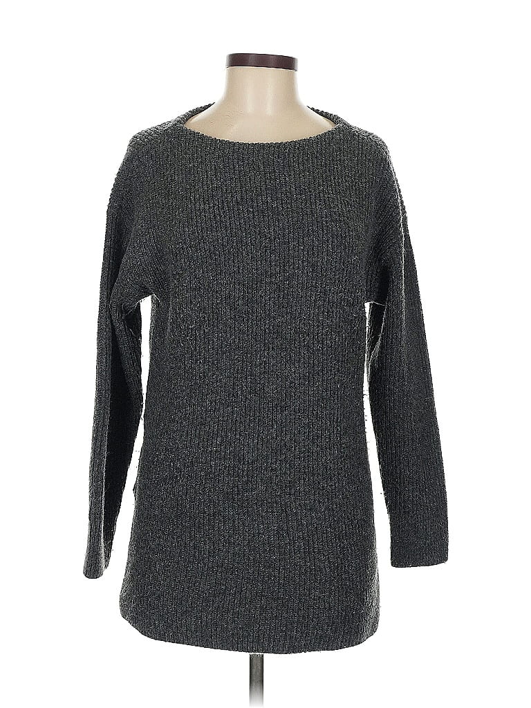 Pre-owned Ann Taylor Loft Pullover Sweater In Gray