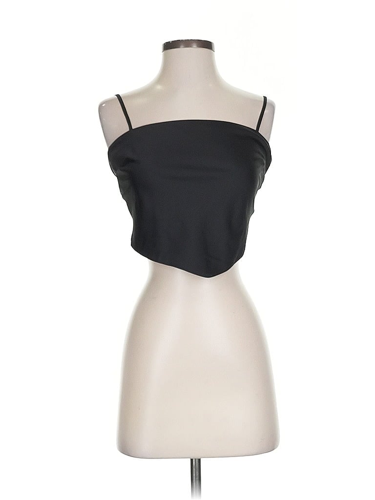 Pre-owned Sun-deh Tube Top Black Strapless Neckline Tops