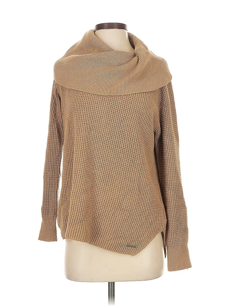 Pre-owned Michael Michael Kors Turtleneck Sweater In Brown