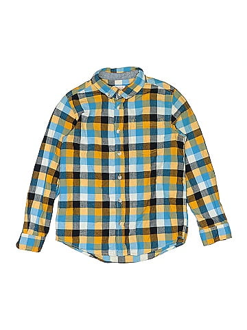 Cat & Jack Long Sleeve Button-Down Shirt (view 1)
