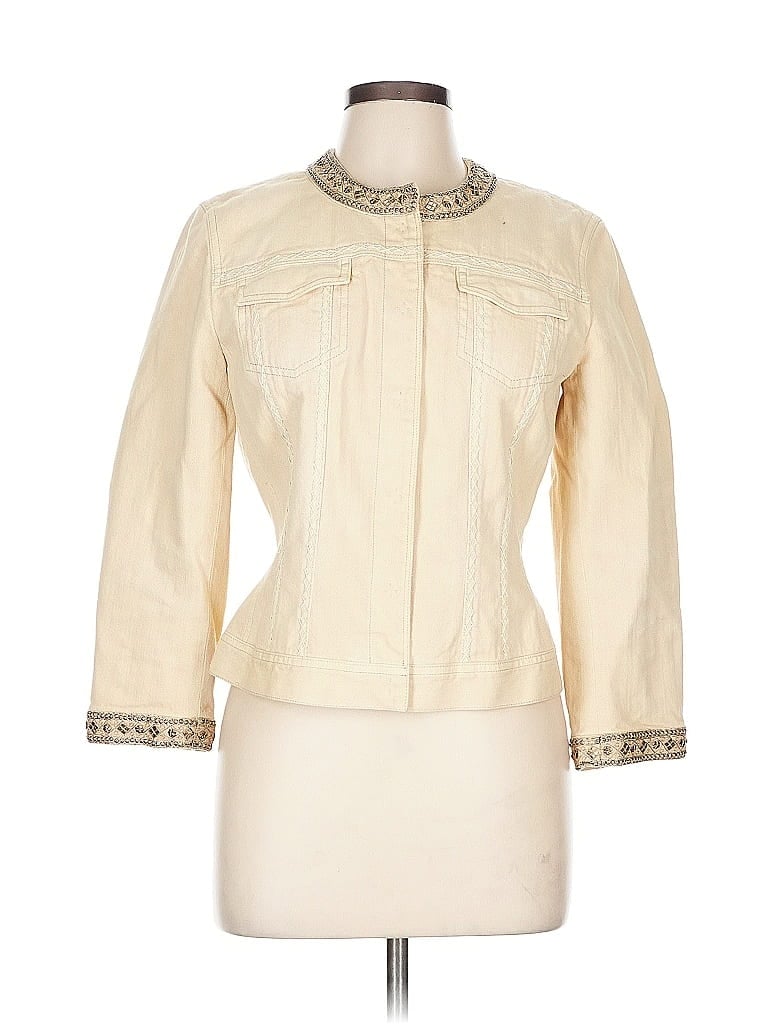 Click to view more detailed imagery on our partner's website Pre-owned Elie Tahari Jacket In White