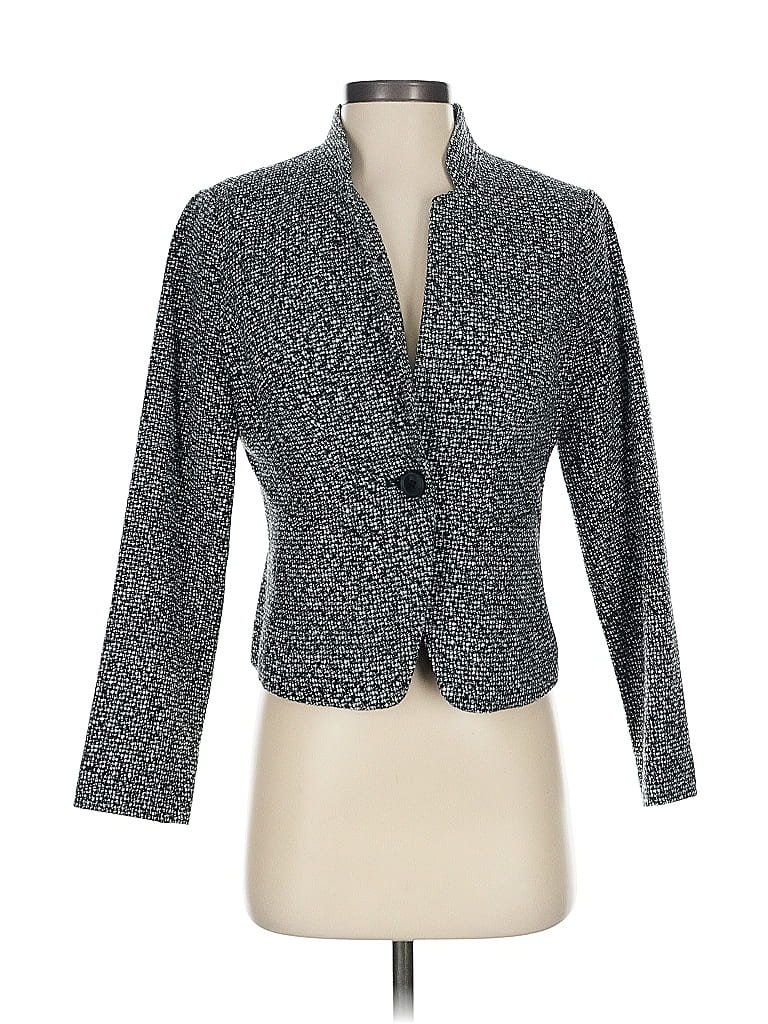 Pre-owned Liz Claiborne Cardigan Sweater In Gray