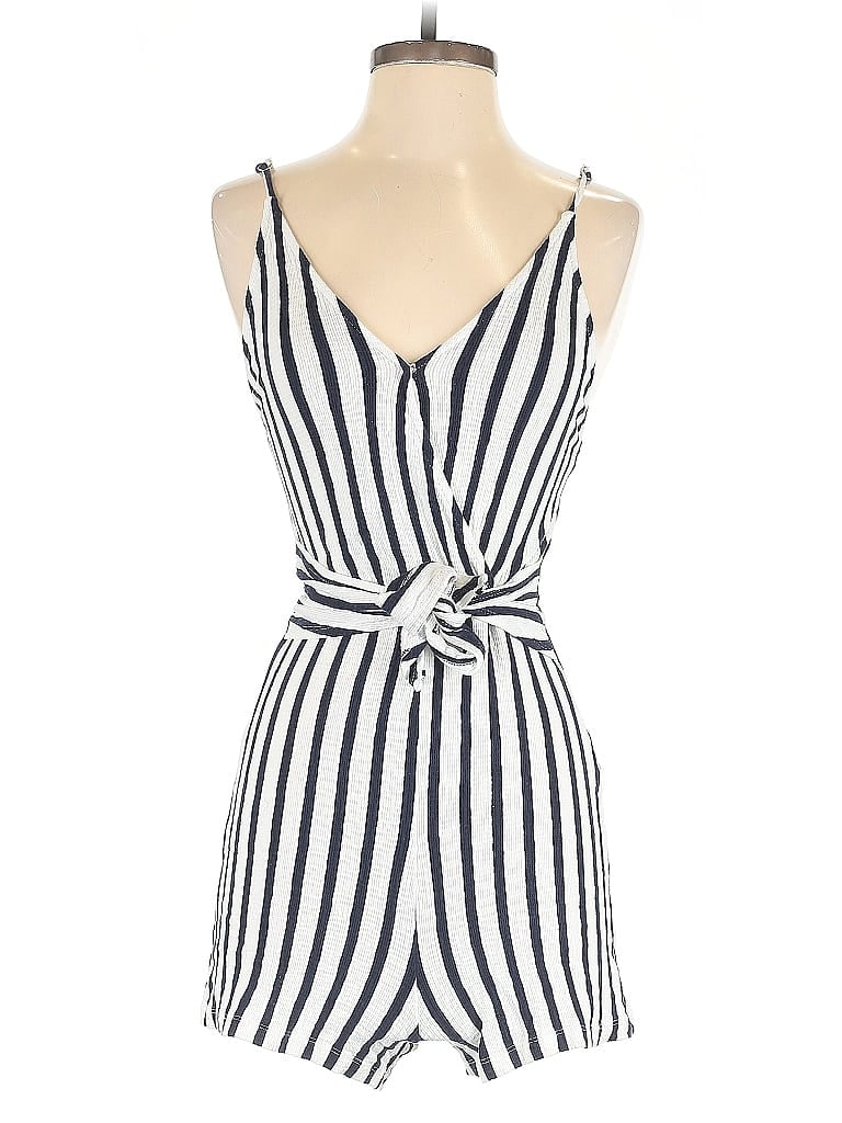 Pre-owned Love Tree Romper In White