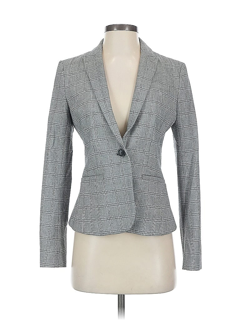 Pre-owned Banana Republic Factory Store Blazer Jacket In Gray