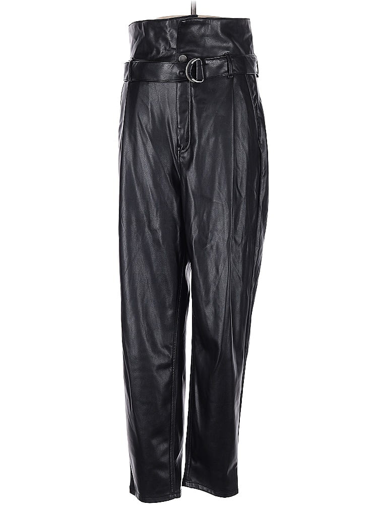 Pre-owned Open Edit Casual Pants In Black