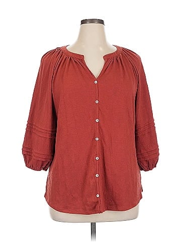 Cj Banks 3/4 Sleeve Blouse (view 1)