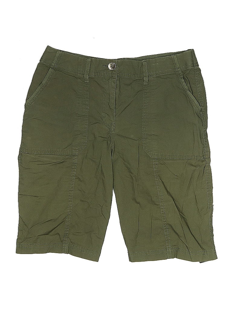 Pre-owned Chico's Cargo Shorts In Green