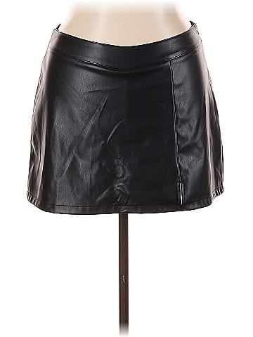 No Boundaries Faux Leather Skirt (view 1)