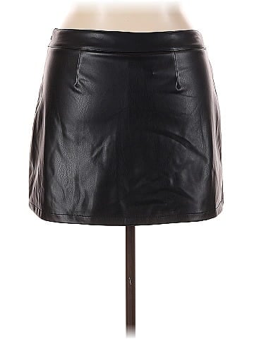 No Boundaries Faux Leather Skirt (view 2)