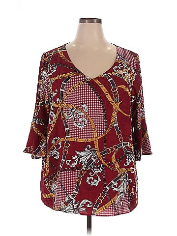 Tacera 3/4 Sleeve Blouse (view 1)