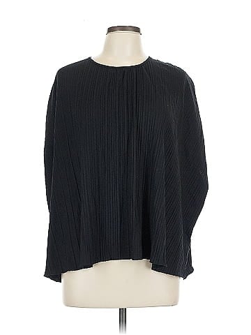 Paper Label Long Sleeve Blouse (view 1)