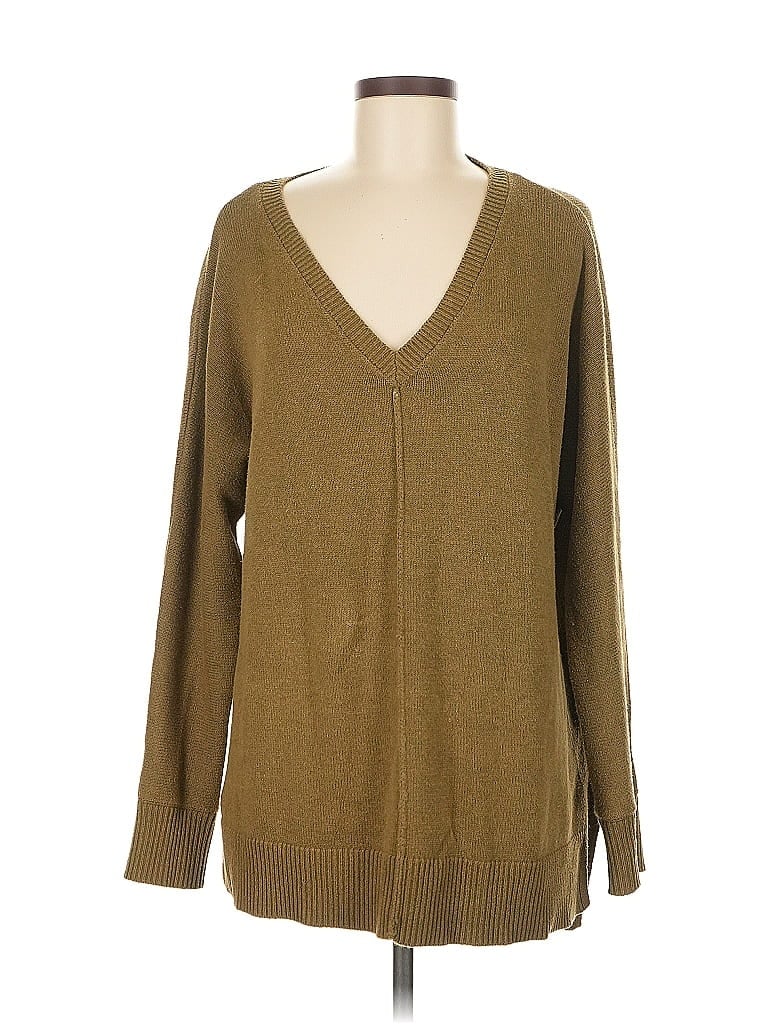 Pre-owned Tahari Pullover Sweater In Green