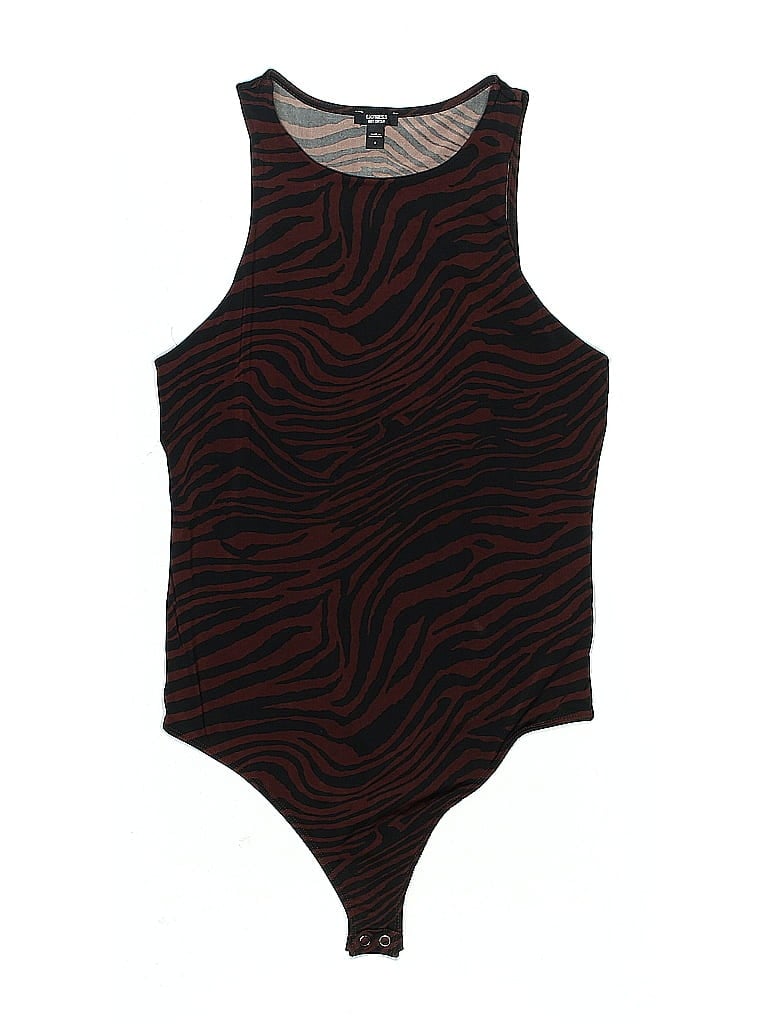 Pre-owned Express Bodysuit In Brown