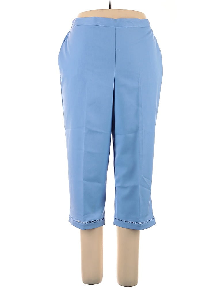 Alfred Dunner Blue Casual Pants Size 14 - photo 1