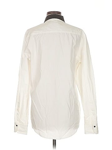 Equipment Long Sleeve Silk Top (view 2)